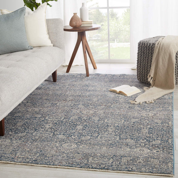 Jaipur Living Jaipur Living Torryn Floral Lattice Runner Rug Polyester Viscose Blend Hallway Accent 2'5"X10' RUG146640