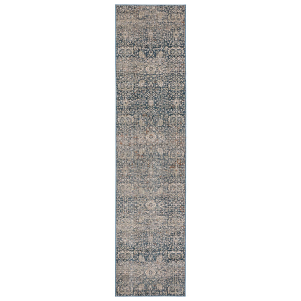 Jaipur Living Jaipur Living Torryn Floral Lattice Runner Rug Polyester Viscose Blend Hallway Accent 2'5"X10' RUG146640