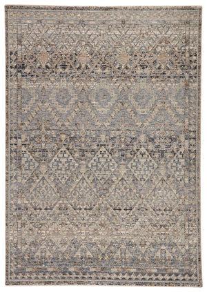 Jaipur Living Valentia Cashel Vln06 Powerloomed Machinemade 70% Polyester 30% Viscose Traditional Tribal Indoor Rug Gray, Cream 70% Polyester 30% Viscose Rug146644