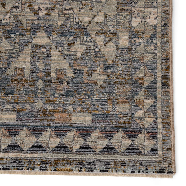 Jaipur Living Valentia Cashel Vln06 Powerloomed Machinemade 70% Polyester 30% Viscose Traditional Tribal Indoor Rug Gray, Cream 70% Polyester 30% Viscose Rug146644