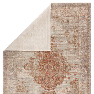 Jaipur Living Jaipur Living Valentia Distressed Medallion Rug Polyester Viscose Warm Terracotta 8' x 10' RUG146692