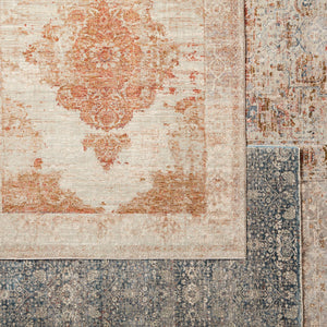 Jaipur Living Jaipur Living Valentia Distressed Medallion Rug Polyester Viscose Warm Terracotta 8' x 10' RUG146692