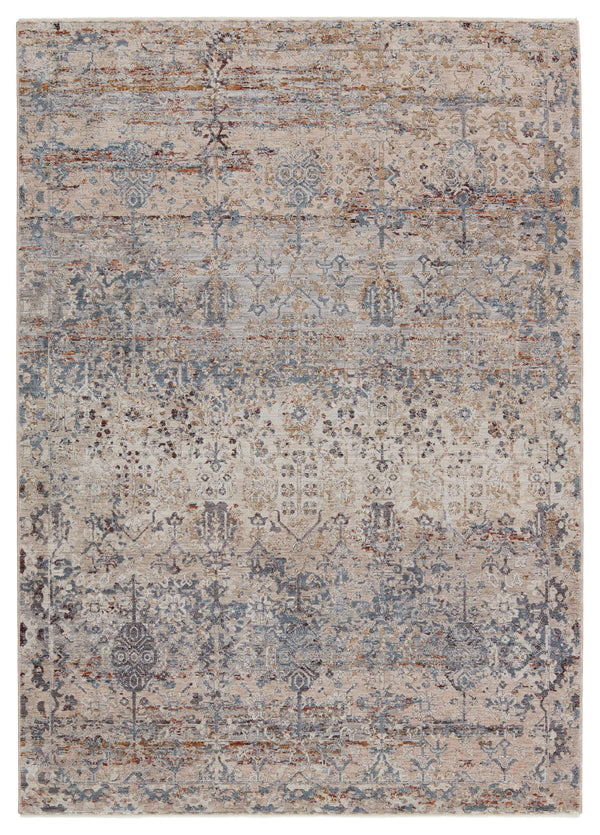 Jaipur Living Jaipur Living Marisol Floral Medallion Rug Distressed High-low Pile Traditional Accent Beige 6'X9' RUG151364