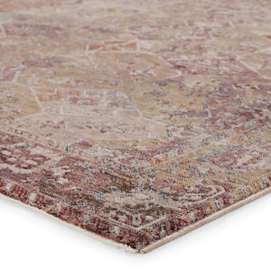 Jaipur Living Jaipur Living Thessaly Distressed Medallion Runner Rug Vintage Polyester Hallway Accent Gold 2'5" X 10' RUG151353