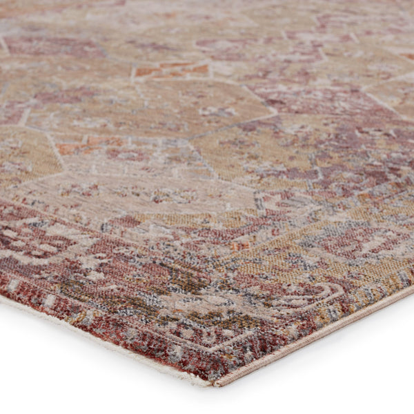 Jaipur Living Jaipur Living Thessaly Distressed Medallion Runner Rug Vintage Polyester Hallway Accent Gold 2'5" X 10' RUG151353