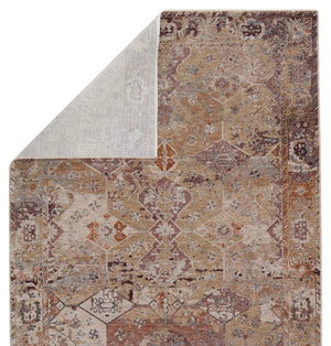 Jaipur Living Jaipur Living Thessaly Distressed Medallion Runner Rug Vintage Polyester Hallway Accent Gold 2'5" X 10' RUG151353