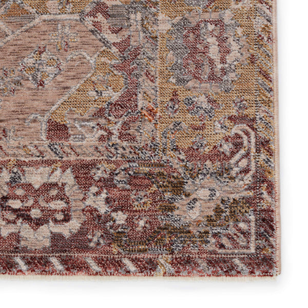 Jaipur Living Jaipur Living Thessaly Distressed Medallion Runner Rug Vintage Polyester Hallway Accent Gold 2'5" X 10' RUG151353