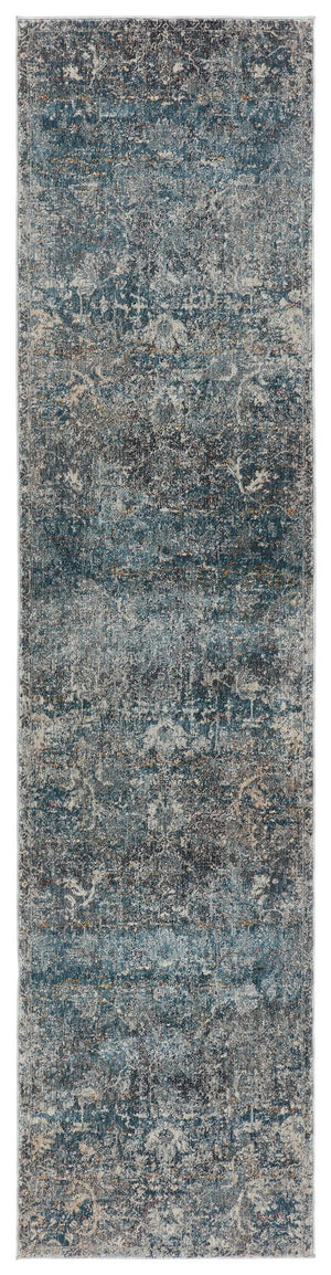 Jaipur Living Jaipur Living Cicely Medallion Floral Rug Polyester Viscose Distressed Traditional 2'5" x 10' RUG151321