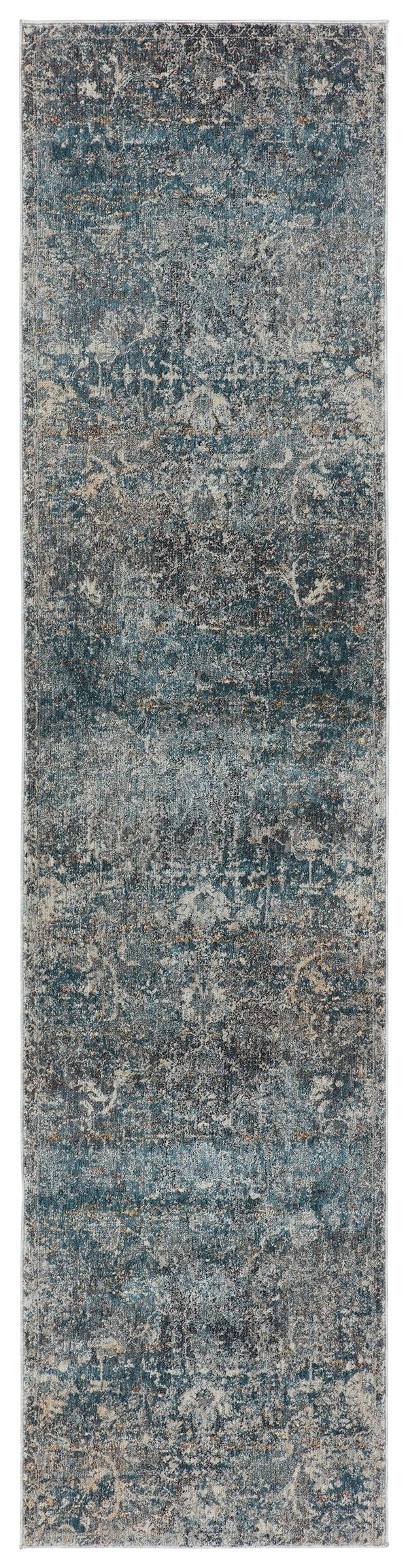Jaipur Living Jaipur Living Cicely Medallion Floral Rug Polyester Viscose Distressed Traditional 2'5" x 10' RUG151321