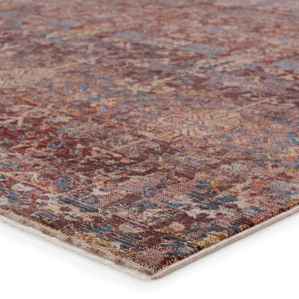 Jaipur Living Jaipur Living Marisol Floral Medallion Rug Distressed High-low Pile Traditional Accent Maroon 6'X9' RUG151360