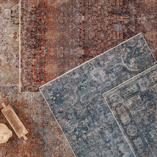 Jaipur Living Jaipur Living Marisol Floral Medallion Rug Distressed High-low Pile Traditional Accent Maroon 6'X9' RUG151360