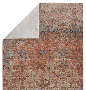 Jaipur Living Jaipur Living Distressed Floral Runner Rug Terracotta High-low Pile Hallway Accent RUG151345