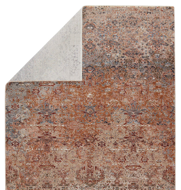 Jaipur Living Jaipur Living Distressed Floral Runner Rug Terracotta High-low Pile Hallway Accent RUG151345