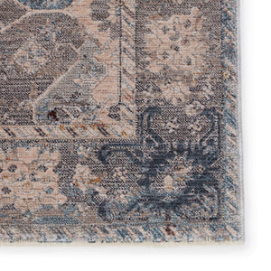 Jaipur Living Jaipur Living Thessaly Distressed Medallion Runner Rug Vintage Polyester Hallway Accent Blue 2'5" X 10' RUG151349