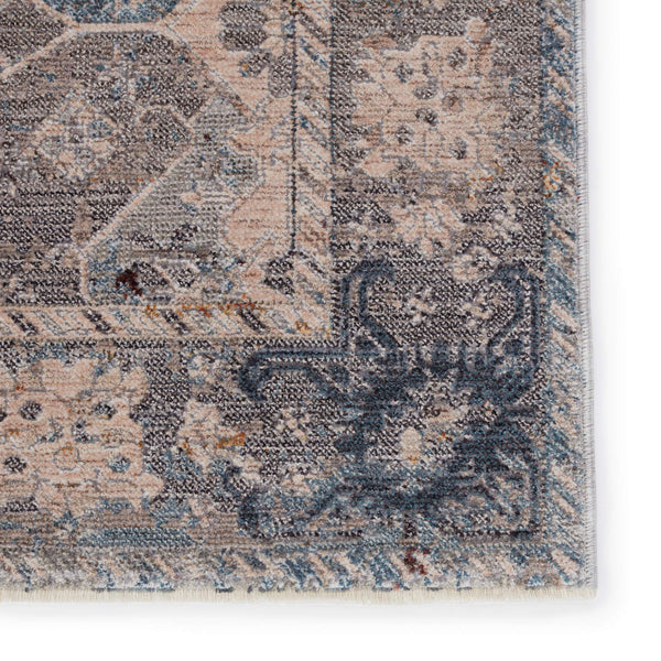 Jaipur Living Jaipur Living Thessaly Distressed Medallion Runner Rug Vintage Polyester Hallway Accent Blue 2'5" X 10' RUG151349