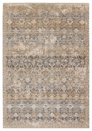 Jaipur Living Valentia Skylark Vln22 Powerloomed Machinemade 70% Polyester 30% Viscose Traditional Trellis Indoor Rug Cream, Blue 70% Polyester 30% Viscose Rug155031