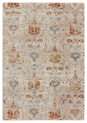Jaipur Living Valentia Ozella Vln23 Powerloomed Machinemade 70% Polyester 30% Viscose Traditional Trellis Indoor Rug Cream, Red 70% Polyester 30% Viscose Rug155034