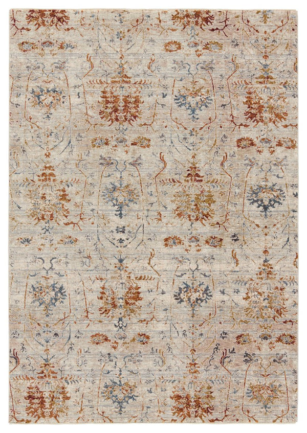 Jaipur Living Valentia Ozella Vln23 Powerloomed Machinemade 70% Polyester 30% Viscose Traditional Trellis Indoor Rug Cream, Red 70% Polyester 30% Viscose Rug155034