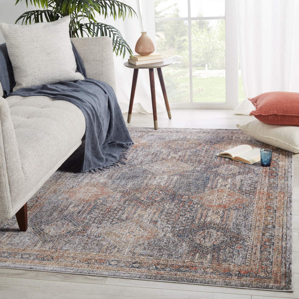 Jaipur Living Vibe by Jaipur Living Rhosyn Diamond Tribal Runner Rug Vintage Hallway Polyester 3'X8' RUG151215