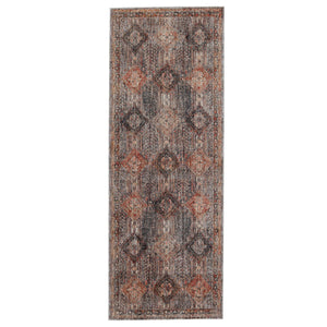 Jaipur Living Vibe by Jaipur Living Rhosyn Diamond Tribal Runner Rug Vintage Hallway Polyester 3'X8' RUG151215