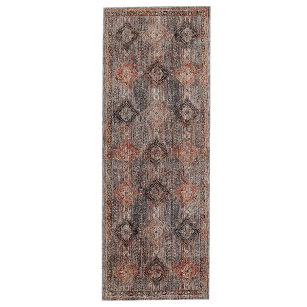 Jaipur Living Vibe by Jaipur Living Rhosyn Diamond Tribal Runner Rug Vintage Hallway Polyester 3'X8' RUG151215