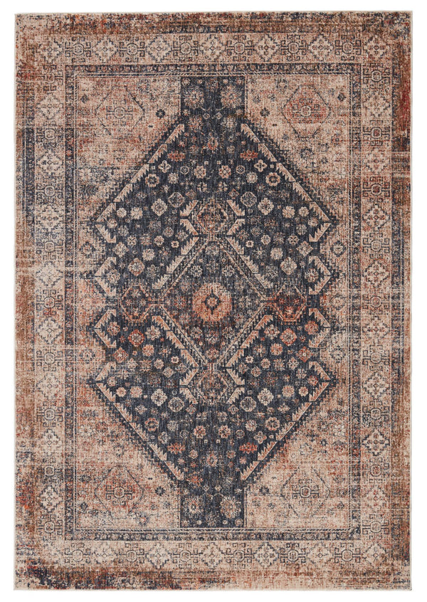 Jaipur Living Vibe by Jaipur Living Vesna Tribal Medallion Polyester Runner Rug for Hallways 7'10"X9'9" RUG147188