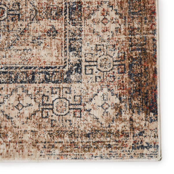 Jaipur Living Vibe by Jaipur Living Vesna Tribal Medallion Polyester Runner Rug for Hallways 7'10"X9'9" RUG147188