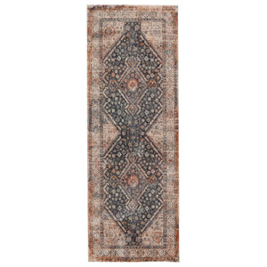 Jaipur Living Vibe by Jaipur Living Vesna Tribal Medallion Polyester Runner Rug for Hallways 3'X8' RUG151217