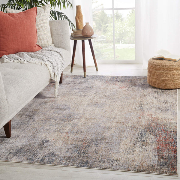 Jaipur Living Vibe by Jaipur Living Kyson Power Loomed Polyester Abstract Rug for Rooms 9'X13' RUG147201