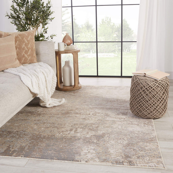 Jaipur Living Jaipur Living Brisa Abstract Viscose Rug with Metallic Shimmer and Vintage Fringe Appeal 2'6"X8' RUG149331