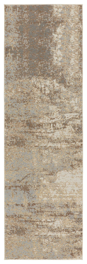 Jaipur Living Jaipur Living Brisa Abstract Viscose Rug with Metallic Shimmer and Vintage Fringe Appeal 2'6"X8' RUG149331