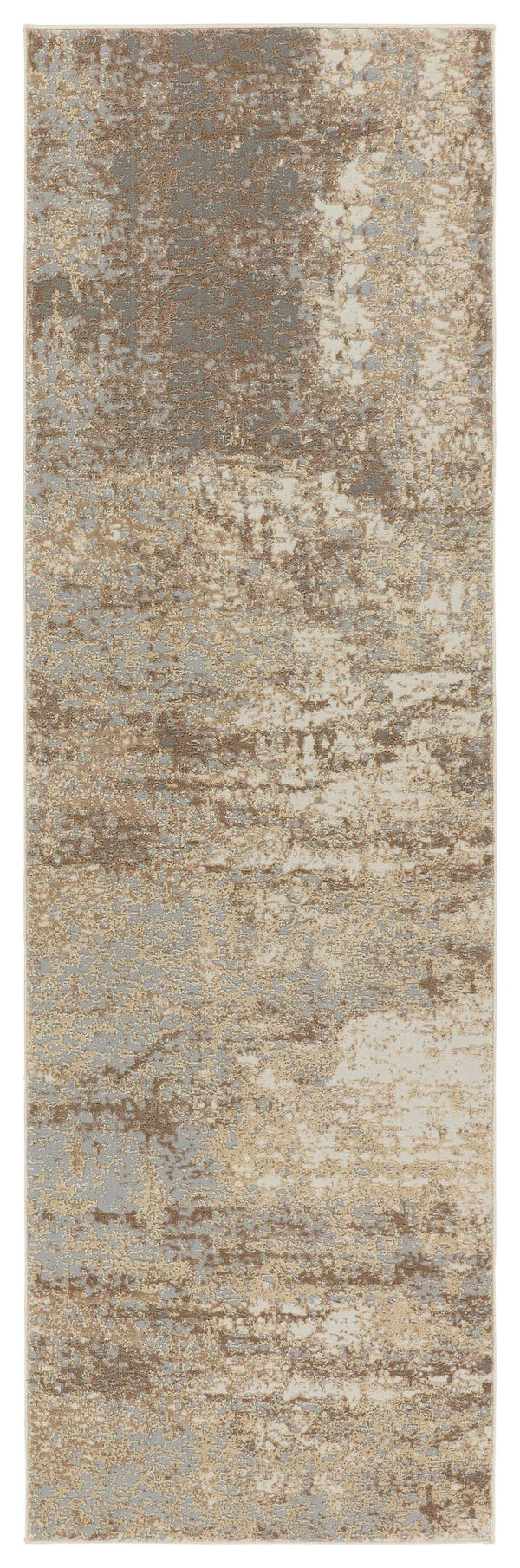 Jaipur Living Jaipur Living Brisa Abstract Viscose Rug with Metallic Shimmer and Vintage Fringe Appeal 2'6"X8' RUG149331