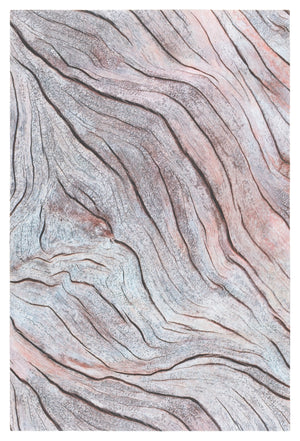 Safavieh Vinyl Low-Profile Pvc Area Rug 36X60 Grey Rust Blend — Durable, Modern Entryway Runner, Easy-Clean Finish 4'-3" x 6'-7" VNF114F-4