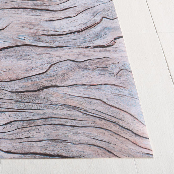Safavieh Vinyl Grey Rust Runner Rug For Hallways — Durable Pvc Low-Profile Design, Easy-Clean, Modern Appeal 2'-6" x 6'-7" VNF114F-26