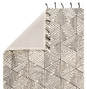 Jaipur Living Nikki Chu Handtufted Wool Geometric Rug with Boho Tassels for Eclectic Spaces RUG144774