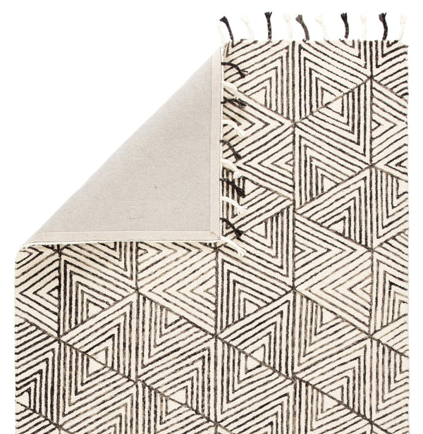Jaipur Living Nikki Chu Handtufted Wool Geometric Rug with Boho Tassels for Eclectic Spaces RUG144774