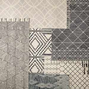 Jaipur Living Nikki Chu Handtufted Wool Geometric Rug with Boho Tassels for Eclectic Spaces RUG144774