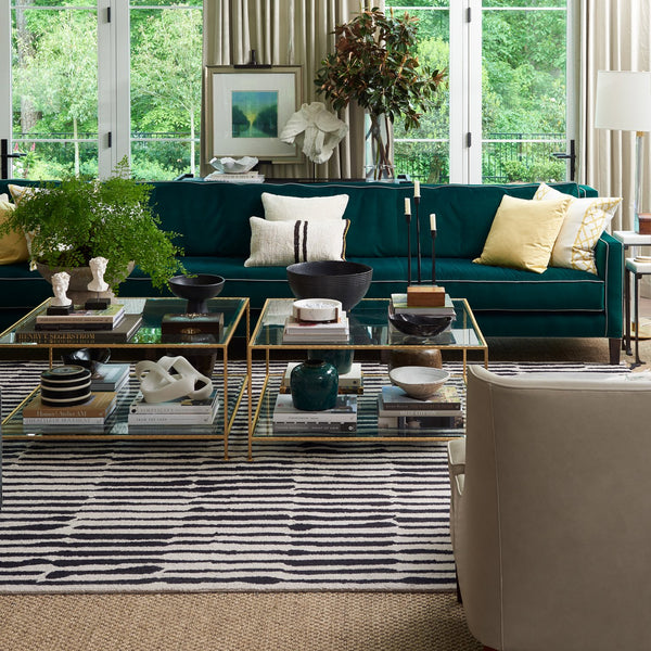 Jaipur Living Vera By Nikki Chu Saville Vnk08 Tufted Handmade 100% Wool Contemporary/Modern Tribal Indoor Rug Black, Ivory 100% Wool, 100% Cotton Rug145420