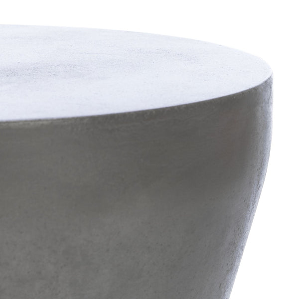 Safavieh TORRE Contemporary Concrete Accent Stool – Stylish Multi-Purpose Design for Indoor & Outdoor Use Dark Grey VNN1001A