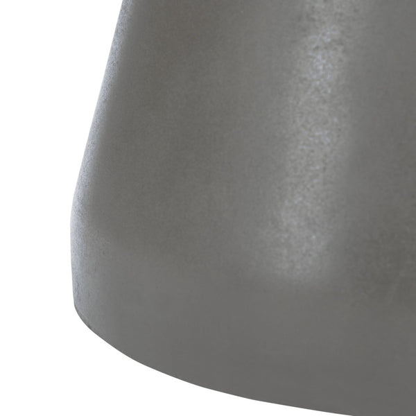 Safavieh TORRE Contemporary Concrete Accent Stool – Stylish Multi-Purpose Design for Indoor & Outdoor Use Dark Grey VNN1001A