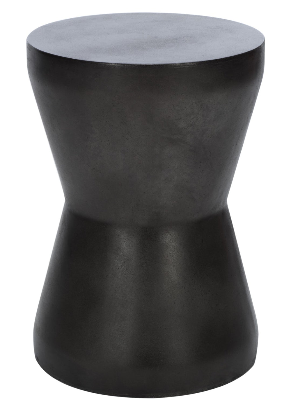 Safavieh TORRE Contemporary Concrete Accent Stool – Stylish Multi-Purpose Design for Indoor & Outdoor Use Black VNN1001C