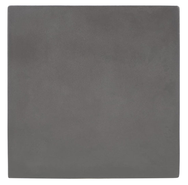 Safavieh CURBY Concrete Accent Stool - Stylish Industrial Chic for Indoor & Outdoor Spaces, Versatile Design Dark Grey VNN1002A