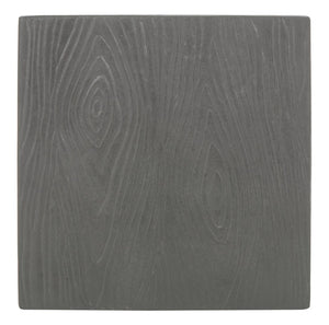 Safavieh CUBE Concrete Accent Stool - Modern Sculptural Design for Indoor & Outdoor Spaces, Versatile Use Dark Grey VNN1003A