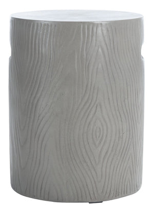 Safavieh TRUNK Concrete Accent Stool - Sculptural Modern Design for Indoor & Outdoor Versatility and Style Dark Grey VNN1004A