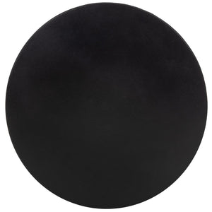 Safavieh AISHI Sculptural Concrete Accent Stool - Modern African-Inspired Design for Indoor & Outdoor Spaces Black VNN1007C