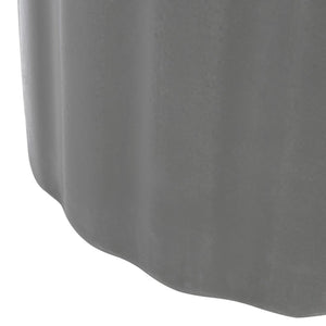 Safavieh VESTA Concrete Accent Stool - Grecian-Inspired Luxury for Indoor and Outdoor Stylish Spaces Dark Grey VNN1009A
