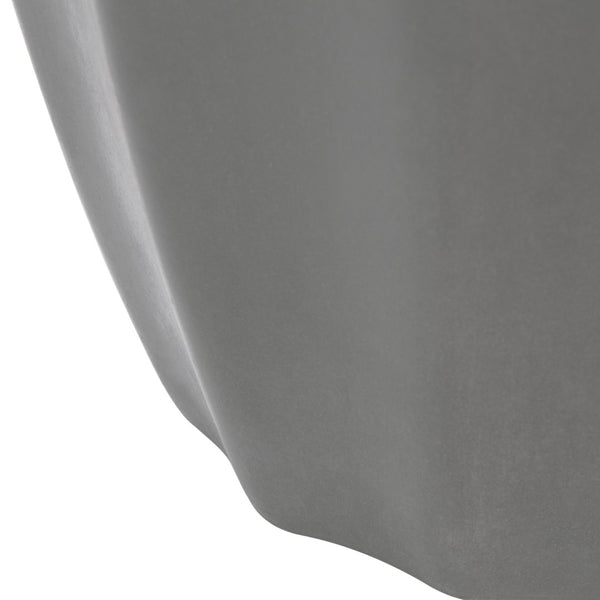 Safavieh JASLYN Concrete Accent Stool - Timeless Architectural Elegance for Indoor and Outdoor Spaces Dark Grey VNN1010A