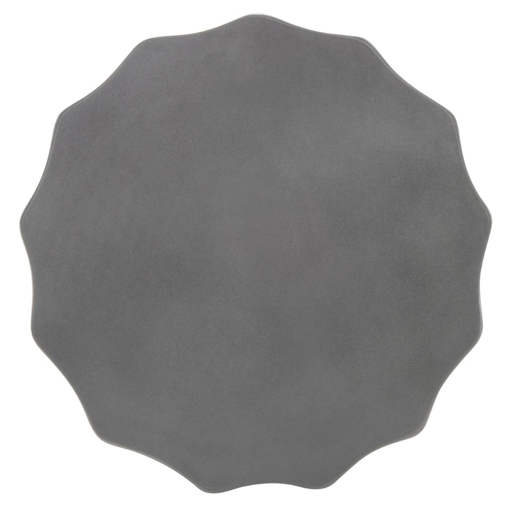 Safavieh JASLYN Concrete Accent Stool - Timeless Architectural Elegance for Indoor and Outdoor Spaces Dark Grey VNN1010A