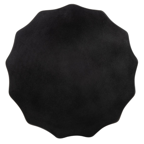 Safavieh JASLYN Concrete Accent Stool - Timeless Architectural Elegance for Indoor and Outdoor Spaces Black VNN1010C