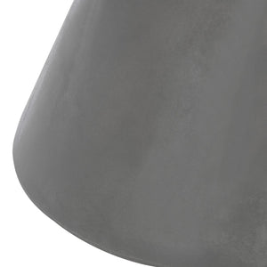 Safavieh ATHENA Sculptural Concrete Accent Stool - Versatile Seating & Decorative Piece for Modern Spaces Dark Grey VNN1011A